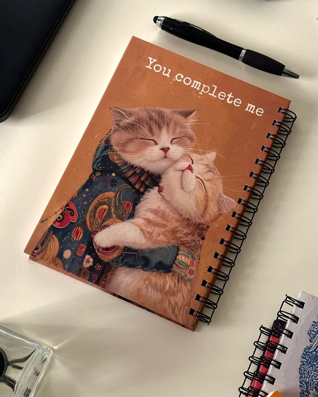The Feline Kiss Notebook - Notebook | My Turtle